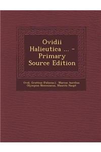 Ovidii Halieutica ...