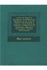 Lettres Du Bresil