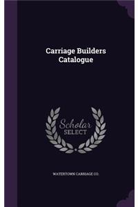 Carriage Builders Catalogue