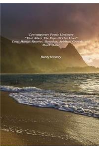 Contemporary Poetic Literature 1ST Edition