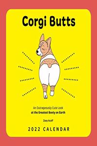 Corgi Butts 2022 Wall Calendar