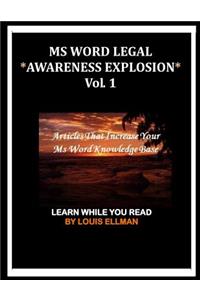 MS Word Legal -- Awareness Explosion