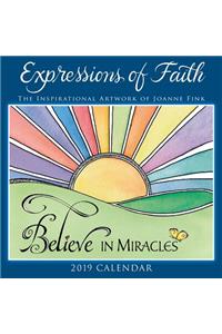 2019 Expressions of Faith the Inspirational Artwork of Joanne Fink Mini Calendar: By Sellers Publishing