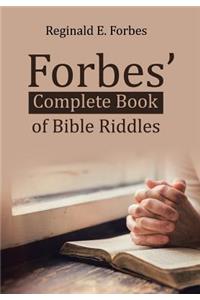 Forbes' Complete Book of Bible Riddles