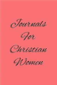 Journals For Christian Women: Blank Journal Notebook To Write In