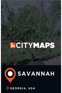 City Maps Savannah Georgia, USA