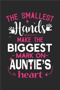 The smallest hands make the biggest mark on aunties heart