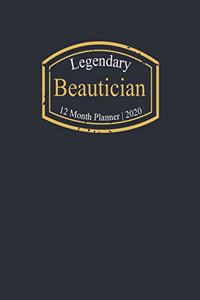 Legendary Beautician, 12 Month Planner 2020