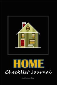 Home checklist journal