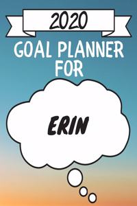 2020 Goal Planner For Erin