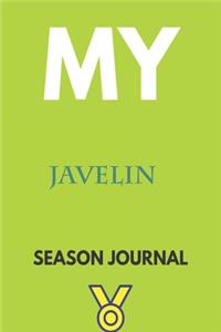 My javelin Season Journal