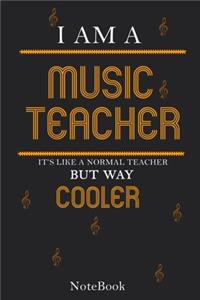 I'm a Music Teacher Notebook/journal