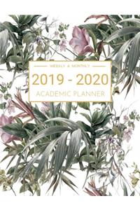 2019-2020 Academic Planner Weekly And Monthly