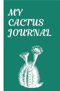 My Cactus Journal