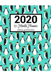 2020 12-Month Planner Weekly and Monthly