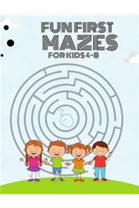 Fun First Mazes For Kids 4-8