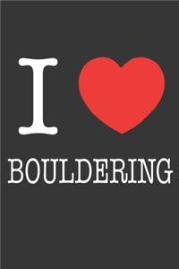 I Heart Bouldering Notebook