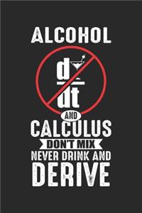 Alcohol And Calculus Don't Mix Never Drink And Derive