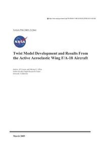 Twist Model Development and Results from the Active Aeroelastic Wing F/A-18 Aircraft