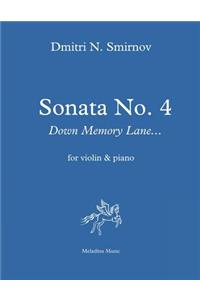 Sonata No. 4 for violin and piano