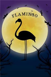 Flamingo Notebook Halloween Journal