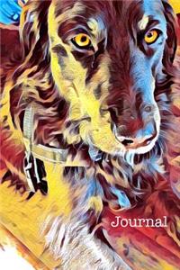 Dog Journal: for Memories of Life with Your Puppy - Art Cover Blank Lined Notebook 150 pages 6x9