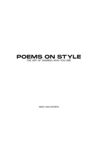 Poems on Style