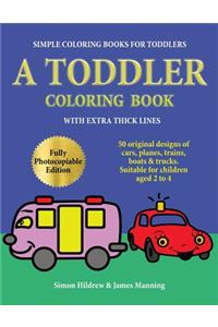 Simple coloring books for toddlers