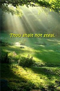 Religious Journal Seventh Commandment Traditional Wording