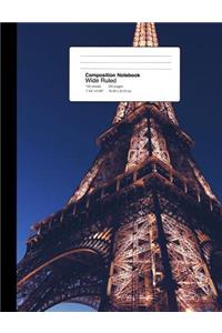 Composition Notebook Wide Ruled 7.44 X 9.69 Inches 100 Sheets / 200 Pages