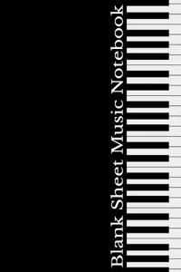 Blank Sheet Music Notebook