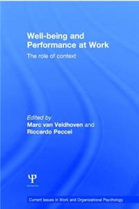 Well-being and Performance at Work