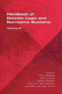 Handbook of Deontic Logic and Normative Systems, Volume 2