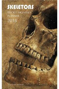 Skeletons Pocket Monthly Planner 2018