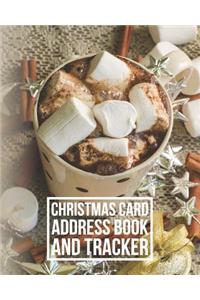 Christmas Card Address Book and Tracker