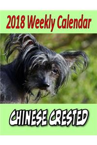 2018 Weekly Calendar Chinese Crested