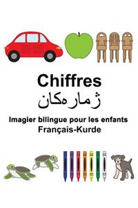 Français-Kurde Chiffres Imagier bilingue pour les enfants