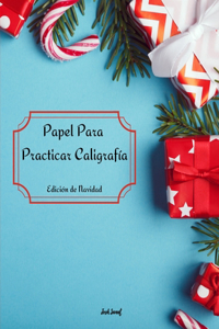 Papel Para Practicar Caligrafía - Edición de Navidad