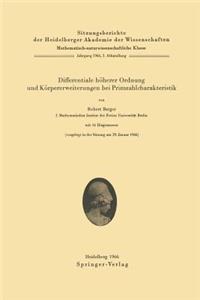 Differentiale Höherer Ordnung Und Körpererweiterungen Bei Primzahlcharakteristik