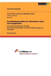 Grundstücksgeschäfte der öffentlichen Hand und Vergaberecht