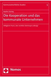 Die Kooperation Und Das Kommunale Unternehmen