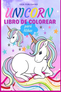 Unicorn Libro de Colorear para Niñas