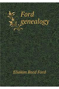 Ford Genealogy