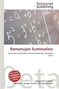 Ramanujan Summation