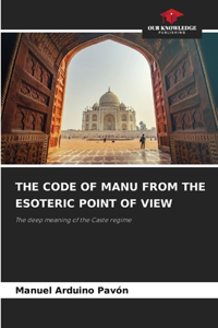 Code of Manu from the Esoteric Point of View