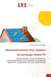 Dimensionnement d'un système de pompage solaire PV