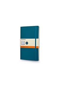 Moleskine Soft Large Underwater Blue Ruled Notebook