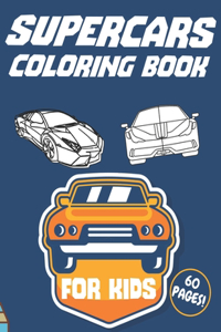 Super Cars Coloring Book For Kids