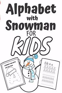 Alphabet With Snowman For Kids