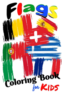 Flags Coloring Book For Kids